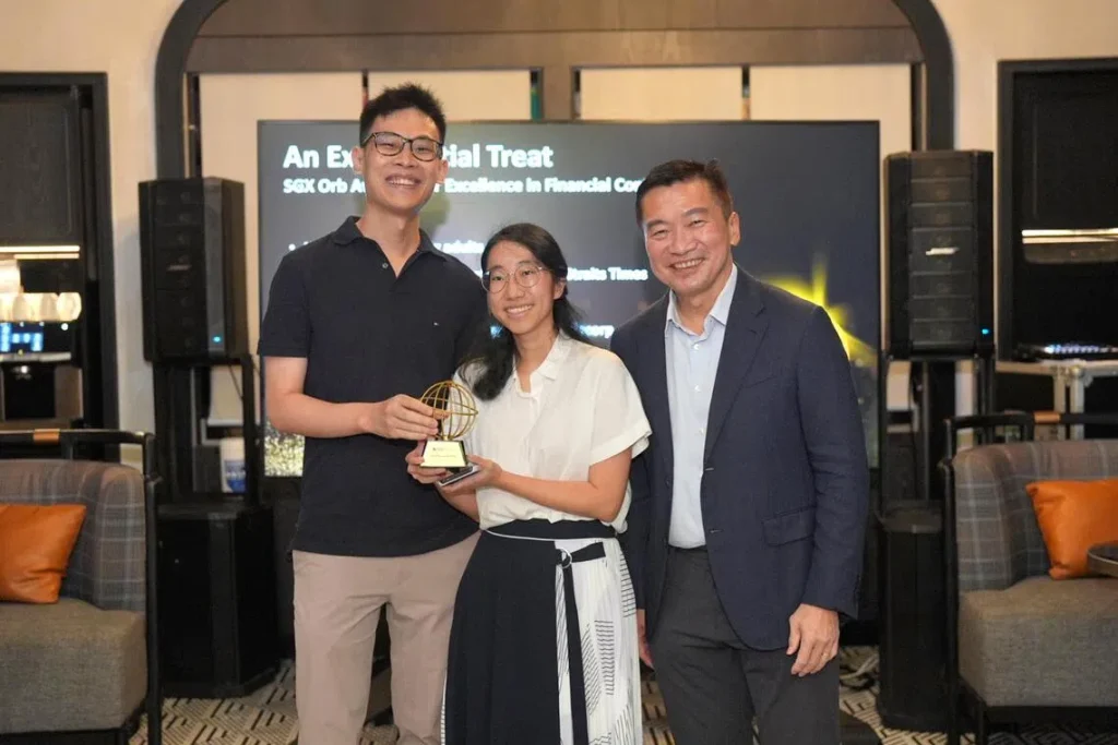 ST business journalists win SGX financial story award